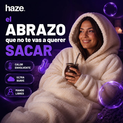 Buzo Manta haze® - el abrazo que no te vas a querer sacar