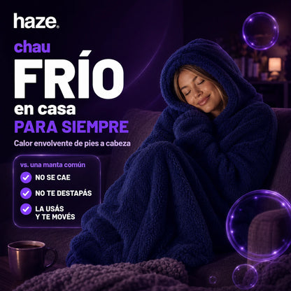 Buzo Manta haze® - calor envolvente, chau frío en casa
