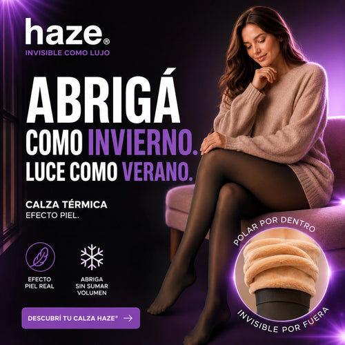 Calzas Térmicas Efecto Piel haze®